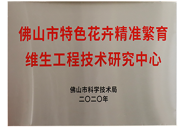 佛山市特色花卉精准繁育深夜福利网站性工程技术研究中心